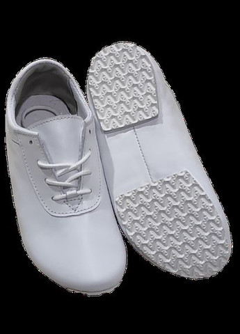 Білі осінні кросівки для спортивної аеробіки шкіра No Brand Aerobics sneakers Vlad&K