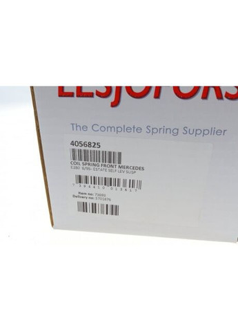 Пружини підвіски ПРУЖИНА ПЕРЕДНЯЯ MERCEDES E280 6/95- ESTATE SELF LEV SUSP 4056825-ua Lesjofors (366190849)
