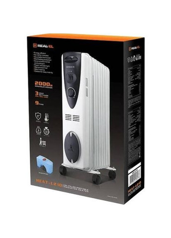 Масляный обогреватель HEAT-L210 (EL126100001) Real-El (365750323)