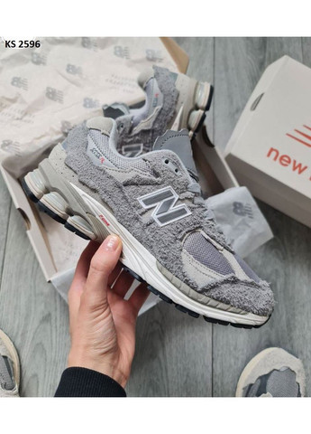 КРОССОВКИ ЖЕНСКИЕ NEW BALANCE 2002R PROTECTION PACK DARK GRAY НЬЮ БЕЛАНС 2002R No Brand серые демисезоны (369388952)