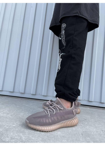 Сірі Осінні кросівки чоловічі adidas yeezy boost 350 mono mist адідас ізі буст No Brand