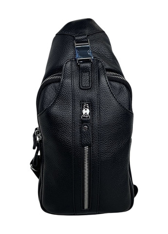 Мужская сумка из натуральной кожи 5003 черная 33 х 16 х 5 No Brand (371682430)