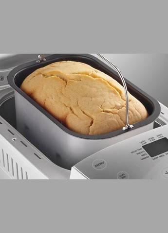 Хлібопічка 850Вт, програм-1.6, макс.вага - 1.6кг, форма прямокутник, пластик, сірий Gorenje (344558169)