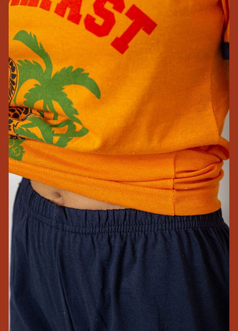 Оранжевая всесезон пижама женская с принтом,, 243r30021 Ager