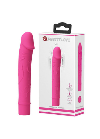 Вибратор со стимуляцией точки G, 10 режимов, длина 15 см розового цвета. Pretty Love (317747373)