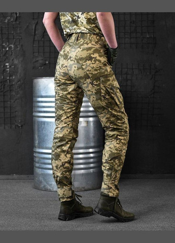 Жіночі тактичні штани піксель 52 No Brand (293942220)