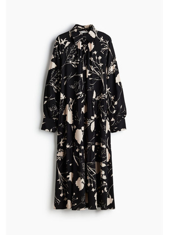 Комбінована кежуал сукня максі з віскози H&M однотонна