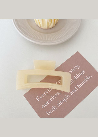 Крабик-зажим для волос 8.5 см Песочный (AN0103109) ANbeauty (356606935)