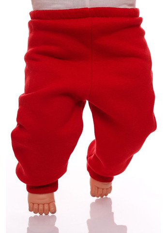 Красный зимний костюм с длинным рукавом для девочки с жилеткой флисовый magic красный 68 см (30744) BABYKROHA