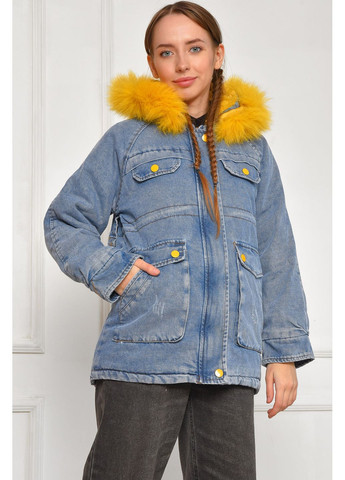 Синяя демисезонная куртка подростковая для девочки демисезонная синего цвета Let's Shop