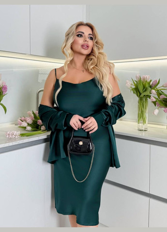 Шикарный костюм рубашка+ платье меди Україна (337508630)