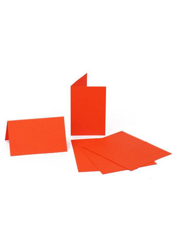 Набір заготовок для листівок 5 шт 21×10,5 см №13 оранжевий 220г/м2 Rosa Talent (362661356)