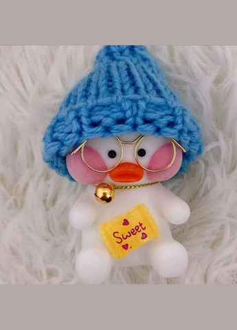 Лалалафан Lalafanfan мини утенок Troli Белая утка синяя кепка с леденцами 10 см Shantou (296792840)