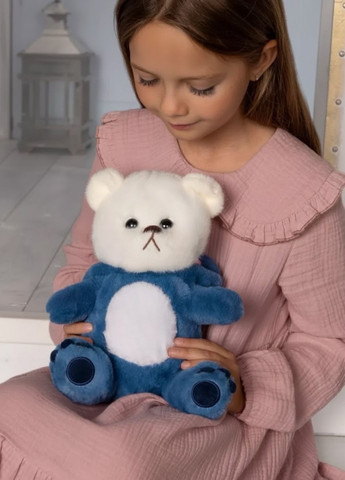 М'яка плюшева іграшка ведмедик 28 см у костюмі Стіч з капюшоном My Kigu (372463638)