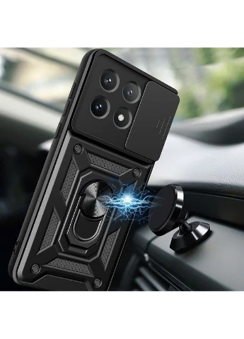 Чехол-накладка Military для Poco X6 Pro Black (711157) BeCover (351560014)