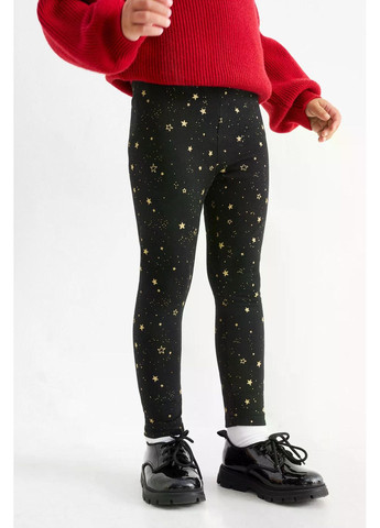 Набір дитячих теплих лосин 5 шт для дівчинки 98 см Різнобарвний (250827161) C&A (358556046)