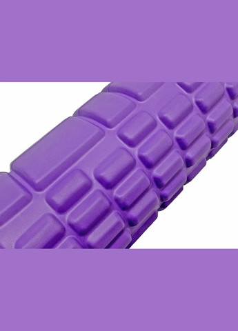 Масажний ролер Solid Grid Roller Mini 30 см фіолетовий EasyFit (365549681)