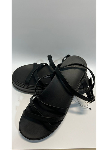 Черные женские массивные босоножки на платформе н&м (80001) 38 черные H&M