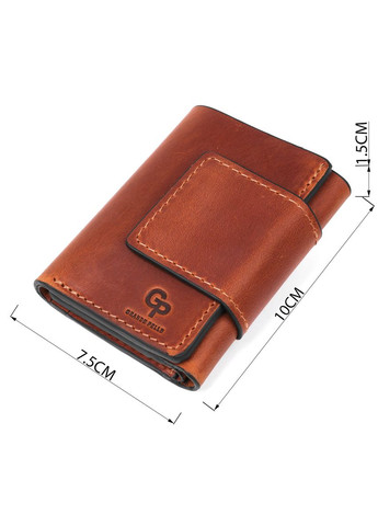 Портмоне унисекс с магнитом кожаное коричневое (sku_11205) No Brand (327819776)