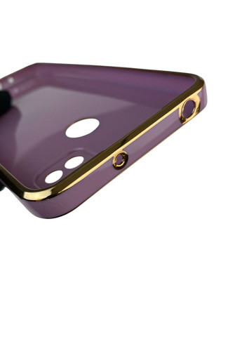 Чехол для Redmi 9C с кольцом-подставкой с золотой окантовкой на редми 9с черничный gs1 Xiaomi (366230479)