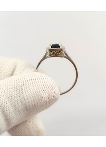 Серебряное кольцо с сапфиром КТ104-сф No Brand Каблучка (356180700)