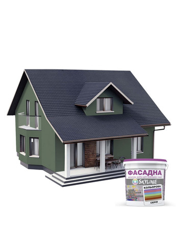 Фасадна фарба акрил-латексна 5010-G30Y 10 л SkyLine (289368587)