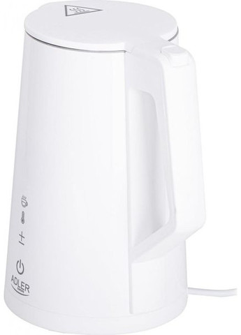 Чайник электрический AD-1345-white 1.7 л белый Adler (364101100)