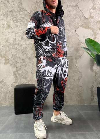 Костюм чоловічий олімпійка штани плащівка на підкладці No Brand (365795370)