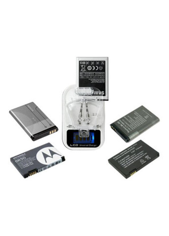 Універсальний зарядний пристрій для акумуляторів з дисплеєм (жабка) (508342) Clefers (300694480)