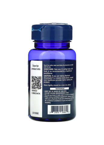 Вітаміни та мінерали Vitamin K2 Low Dose, 90 капсул Life Extension (293341841)
