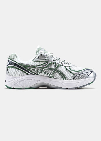 Белые демисезонные кроссовки мужские и женские asics gt-2160 white gray green | асикс gt-2160 белые серые зеленые No Brand