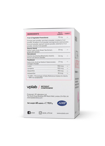 Вітамінний комплекс для жінок Ultra Women Multivitamin Formula - 90 каплет VPLab Nutrition (280928197)