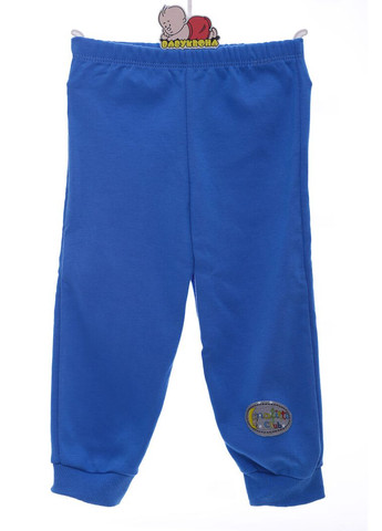 Голубой демисезонный костюм с длинным рукавом для мальчика трикотажный на змейке звезды голубой 74 см (36810) BABYKROHA