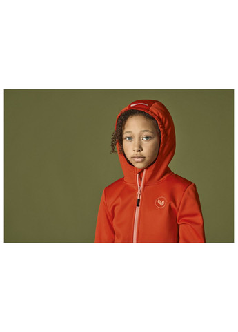 Червона демісезонна куртка softshell водовідштовхувальна та вітрозахисна для дівчинки bionic-finish® eco 418412 червоний Crivit