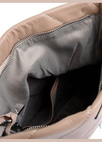 Сумка кожаная женская Кросс Боди функциональная бежевая NIUNIU (298426456)