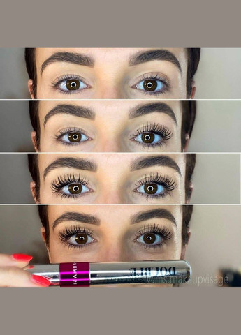 Туш для вій для об'єму та довжини Double Lash Extend 12 мл Farmasi (295658490)