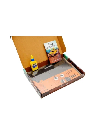 Дерев'яний 3D конструктор "Пікап" Puz-00931, 212 деталей PuzzleOK (333840764)