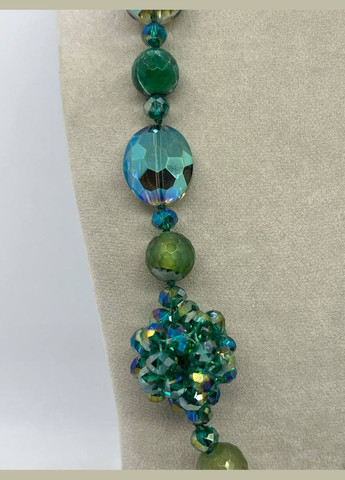 Бусы агат и чешское стекло 50 см No Brand (327273158)