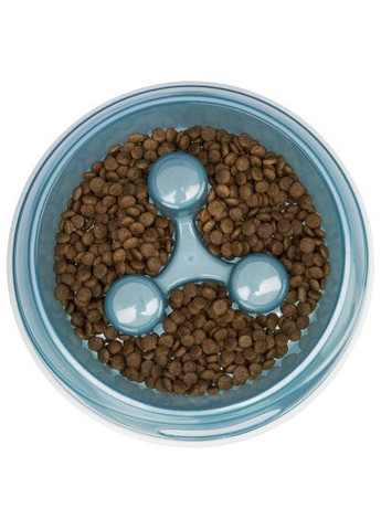 Посуд для собак Миска для повільного годування 1.5 л/27 см (синя) (4011905250335) Trixie Миска для повільного годування 1.5 л/27 см (синя) (366702909)
