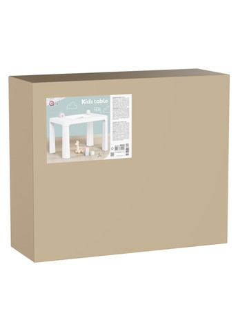 Дитячий ігровий столик 0402ТХК білий пластик 75х54х47 см ТехноК (366096793)
