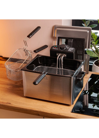 Фритюрниця Sokany WJ801 електрична на 5 літрів, професійна Jooki (360920836)