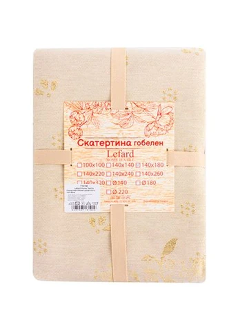 Скатерть Lazzara lurex 100 х 100 см (716-192) Lefard (323124891)