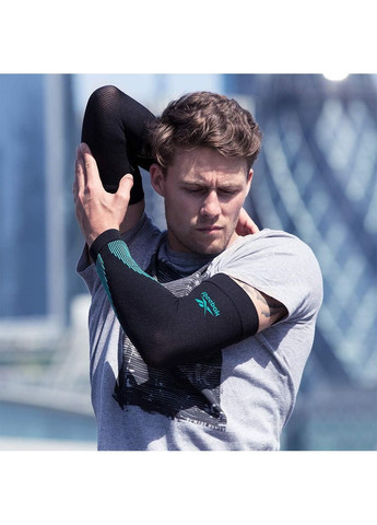Компрессионные рукава Knitted Compression Arm Sleeve черный Уни Reebok (333956649)