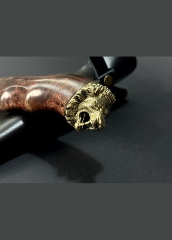 Нож охотничий Лев 22k60 в подарочном деревянном кейсе. NB Art (346533146)