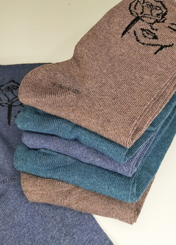 Комбіновані шкарпетки жіночі 6 пар упаковка житомир ws 206/6 р.36-40 XTeam малюнки (350264042)