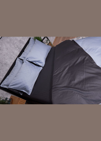 Комплект постельного белья Satin Premium двуспальный 175х210 наволочки 2х40х60 (MS-820002863) Moon&Star skyline gray (288043928)