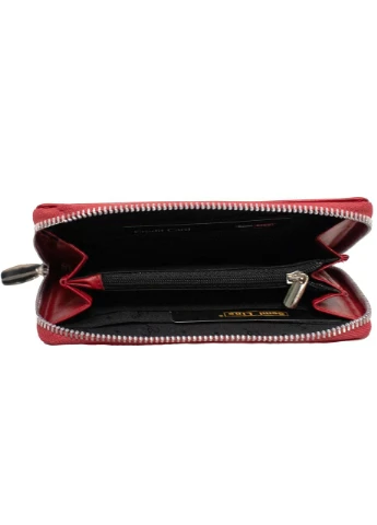 Женский кожаный кошелек RFID Red (P8271-2) Semi Line (400748648)