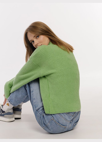 М'ятний зимовий жіночий светр колір м'ятний cb-00224590 Yuki