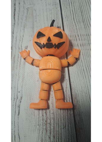 Рухлива флексі іграшка на Хелловін “Гарбуз Джек” 3D друк 🎃 No Brand (372833123)