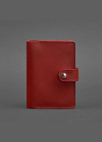 Кожаная обложка для паспорта 3.0 красная (A-027403) BlankNote (329186633)